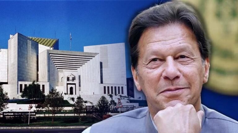 Imran Khan in court during bail hearings