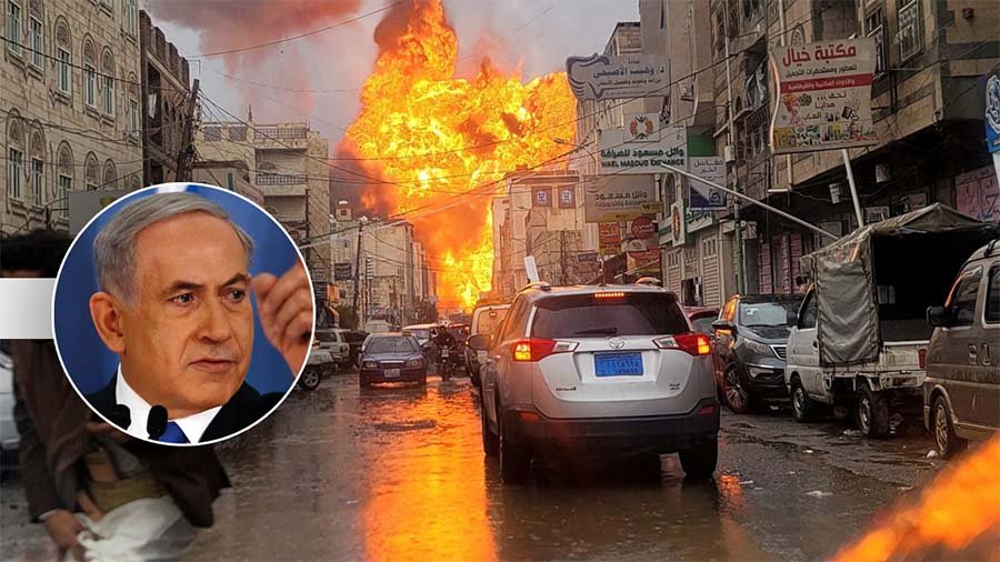 Israeli airstrike over Yemen’s Sanaa city