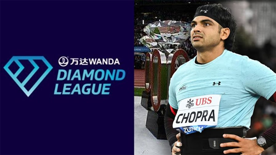Neeraj Chopra competing at Diamond League Final Zurich 2025