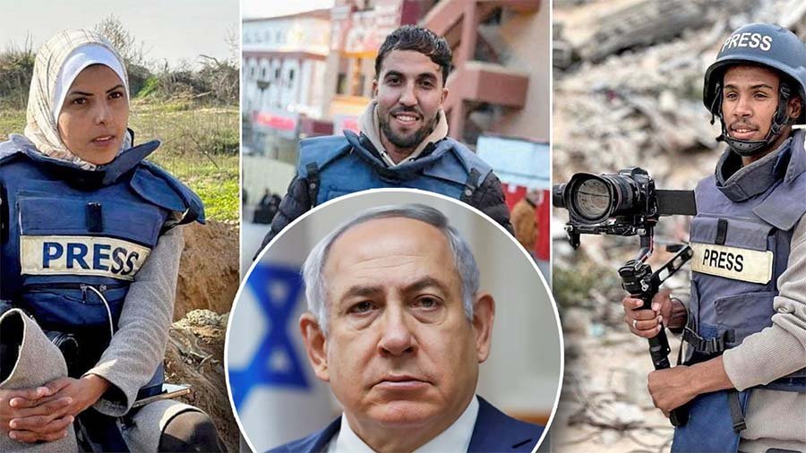 Israeli Prime Minister Netanyahu addressing the Gaza hospital strike condolences