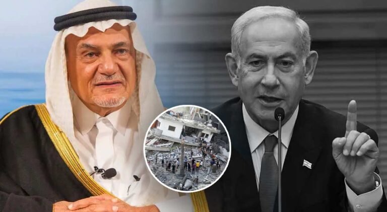 Prince Turki al-Faisal speaking during interview with CNN’s Christiane Amanpour