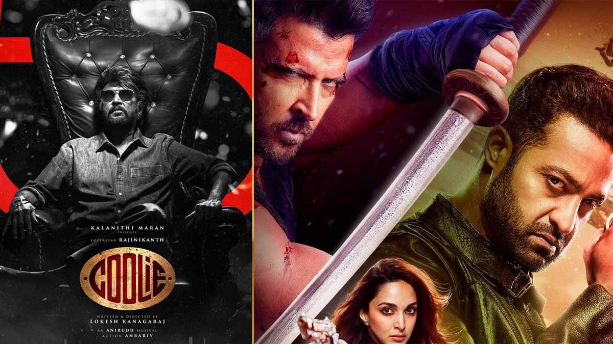Rajinikanth fans enjoying screening of ‘Coolie’ in a crowded Indian theatre