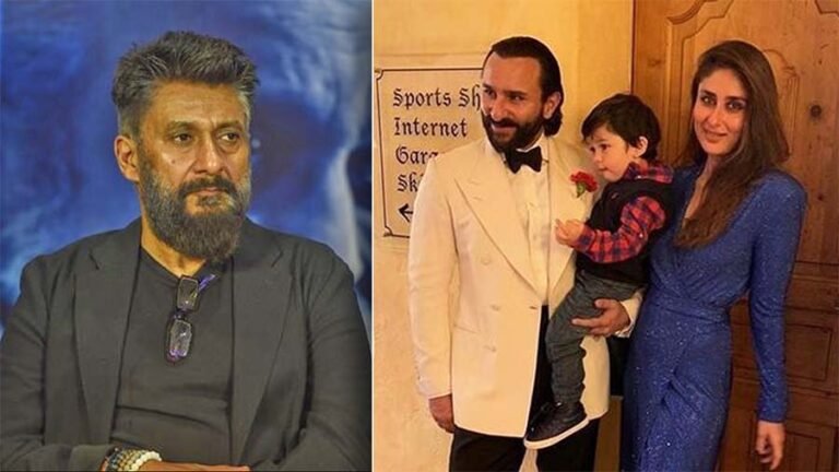 Saif Ali Khan and Kareena Kapoor Khan with their son Taimur amid naming controversy