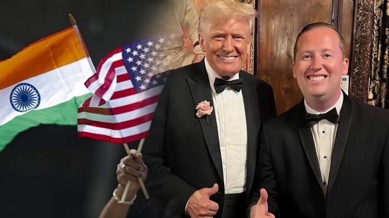 Sergio Gor, nominated as US Ambassador to India, speaking at a public event