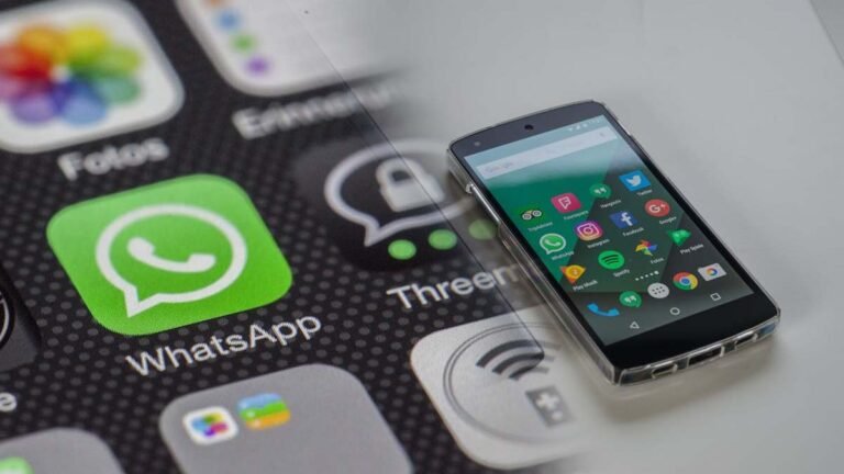 WhatsApp Web interface with reverse image search menu for checking photo authenticity.