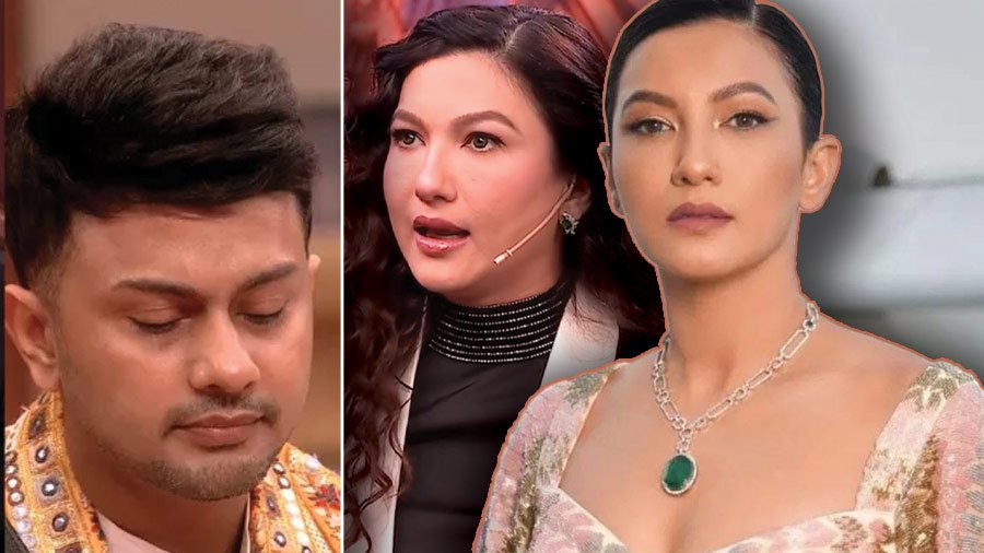 Bigg Boss 19 Weekend Ka Vaar with Salman Khan and Gauahar Khan confronting Awez Darbar and Amaal Mallik.