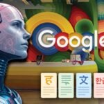 Google AI Mode interface showing search in multiple languages