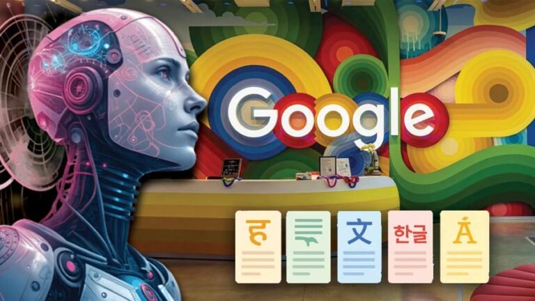 Google AI Mode interface showing search in multiple languages