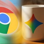 Google Chrome with Gemini AI features enhancing browsing and security