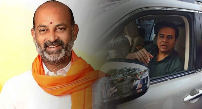 Bandi Sanjay accuses KT Rama Rao of using luxury cars linked to smuggling case