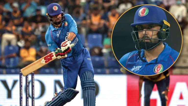 Mohammad Nabi hits five sixes in the last over against Sri Lanka in Asia Cup 2025