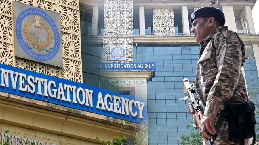NIA officials conducting searches in terror conspiracy investigation