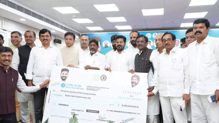 Telangana CM Revanth Reddy announces ₹819 crore Dasara bonus for Singareni Collieries workers.