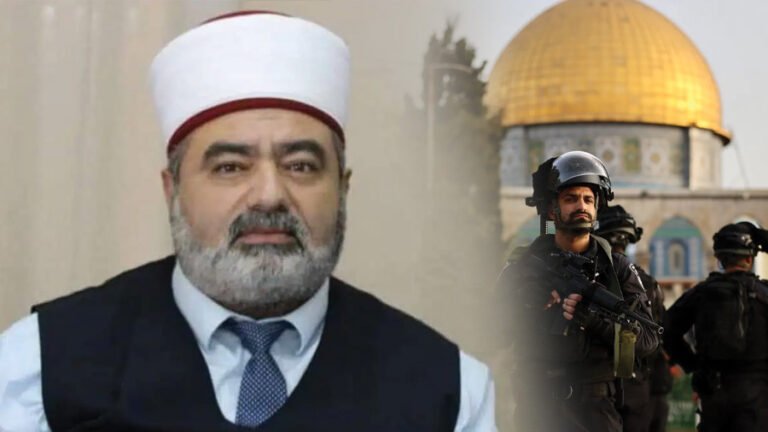 Sheikh Mohammad Sarandah arrested by Israeli forces at Al-Aqsa Mosque