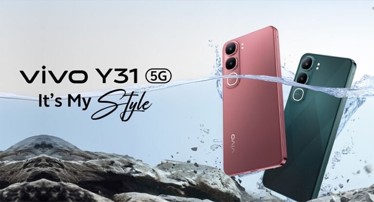 Vivo Y31 and Y31 Pro 5G smartphones shown in multiple colors