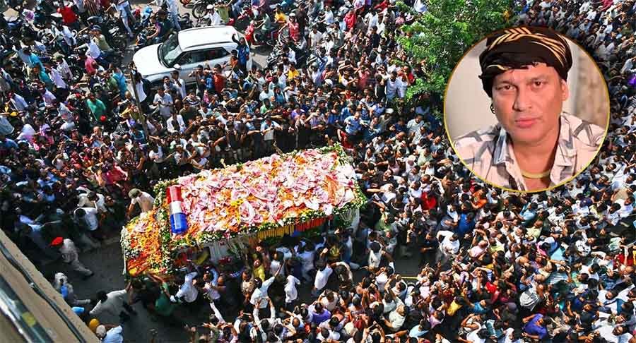 Zubeen Garg's body at GMCH before cremation in Guwahati following second post-mortem