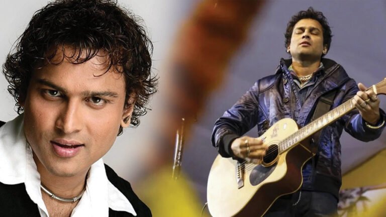 Text: Zubeen Garg performing live, remembered for Ya Ali and contributions to music