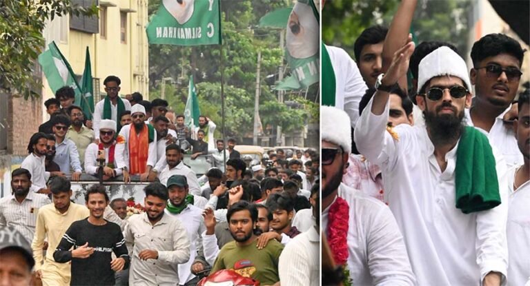 Hyderabad Youth Courage president Salman Khan files nomination for Jubilee Hills bypoll, declaring assets worth ₹5.18 lakh.