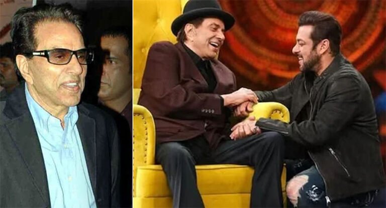 Salman Khan speaking about Dharmendra during the Dabangg Tour in Qatar.