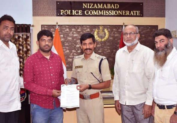 AIMIM leaders meeting Nizamabad Police Commissioner over Alur assault case