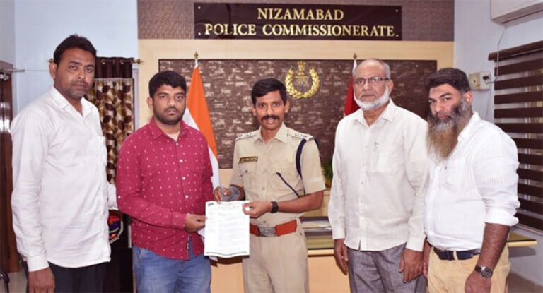 AIMIM leaders meeting Nizamabad Police Commissioner over Alur assault case