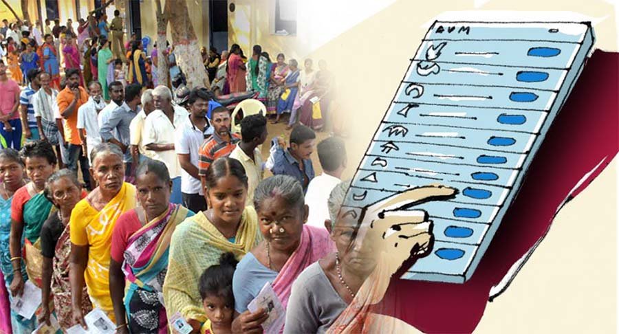 Booth Level Officers conducting voter verification during SIR exercise in Tamil Nadu