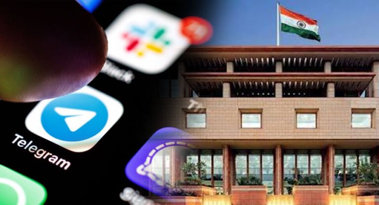 Telegram logo displayed on a smartphone as India defends temporary ban ahead of NEET re-examination.