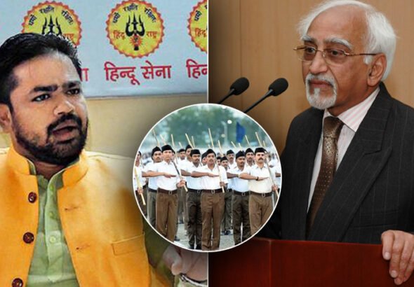 Hindu Sena demands revocation of Hamid Ansari's Padma Shri over his recent remarks.