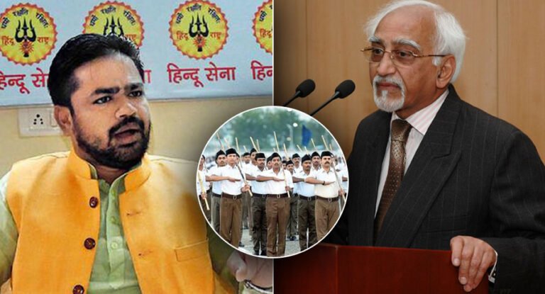 Hindu Sena demands revocation of Hamid Ansari's Padma Shri over his recent remarks.